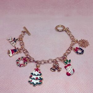 Christmas charm bracelet